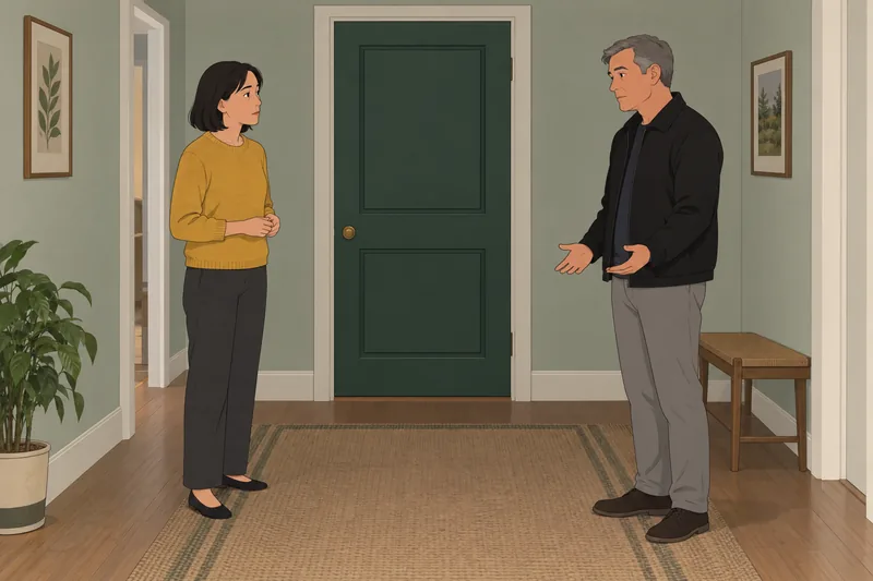 cuestionario ¿Por qué el esposo espera allí?