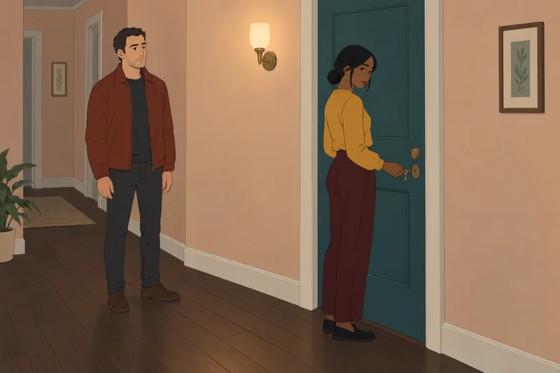 Why Have I turned away from the doorway?
