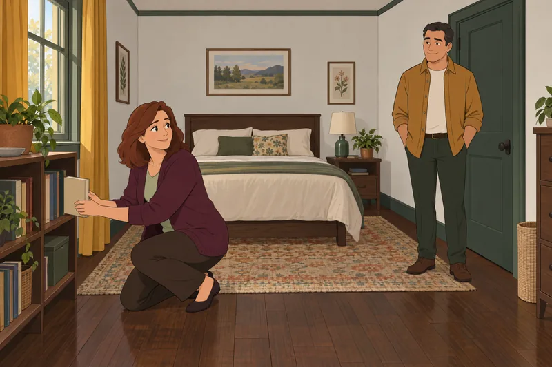 Wife Quiz depicts personal space and shared growth.