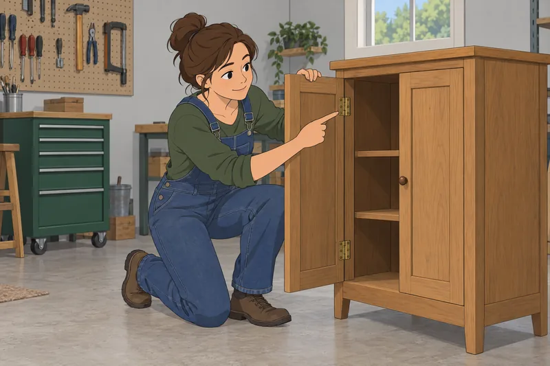 El cuestionario de WikiHow muestra una bisagra alineada.