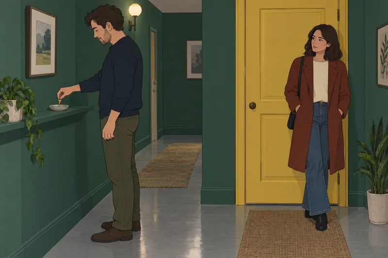 Will I Be: a closed door marks space.