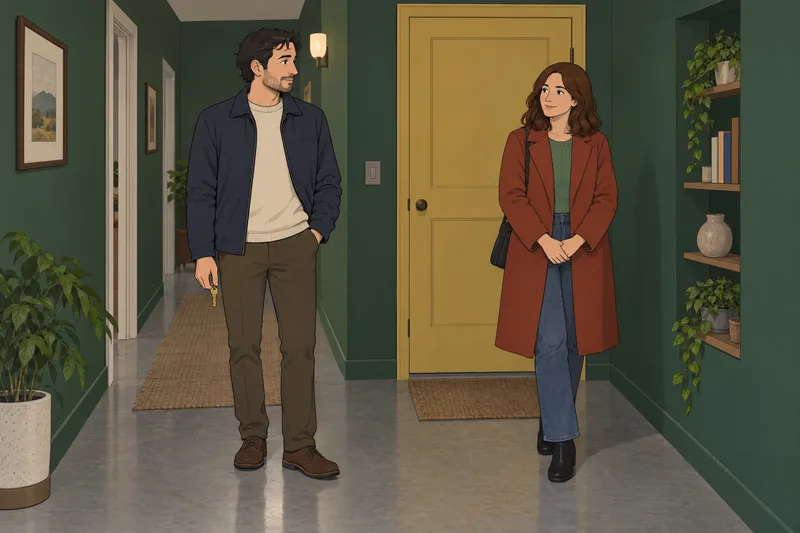 cuestionario ¿Estaré sin pareja? Una puerta marca límites.