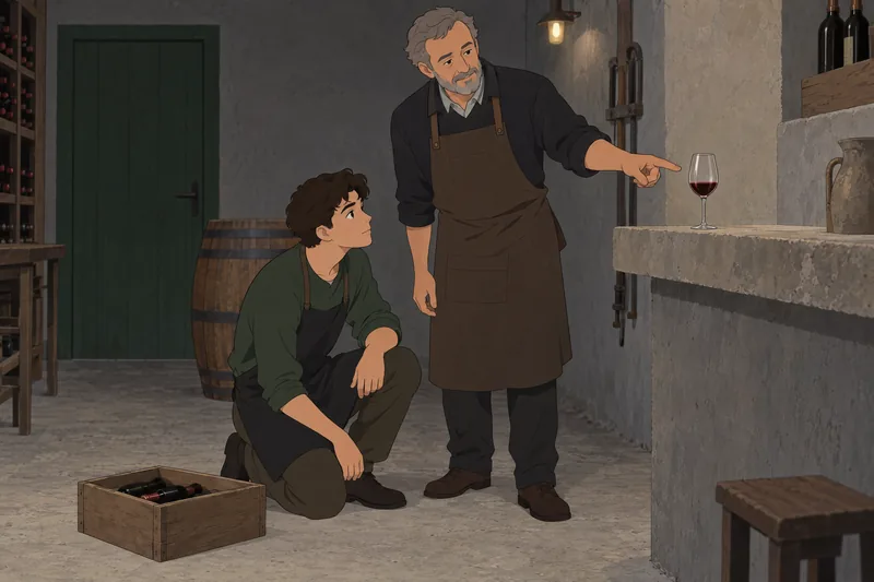 El cuestionario sobre vinos muestra una copa.