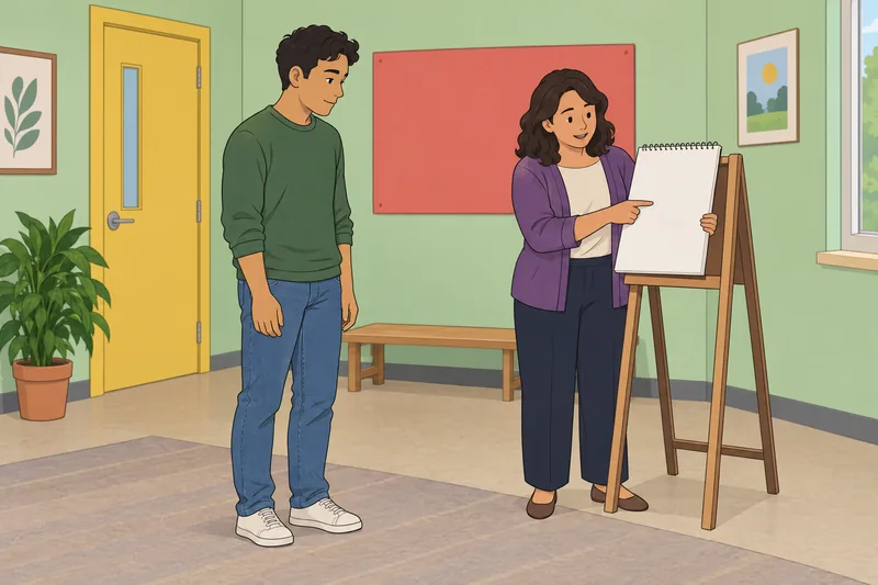 método de diagnóstico muestra un momento de reflexión.
