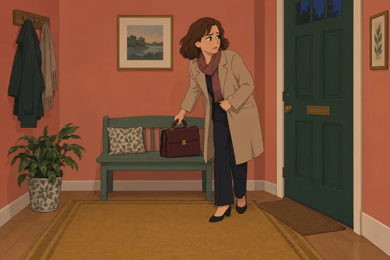 Workaholism Test: manager carries work toward home.