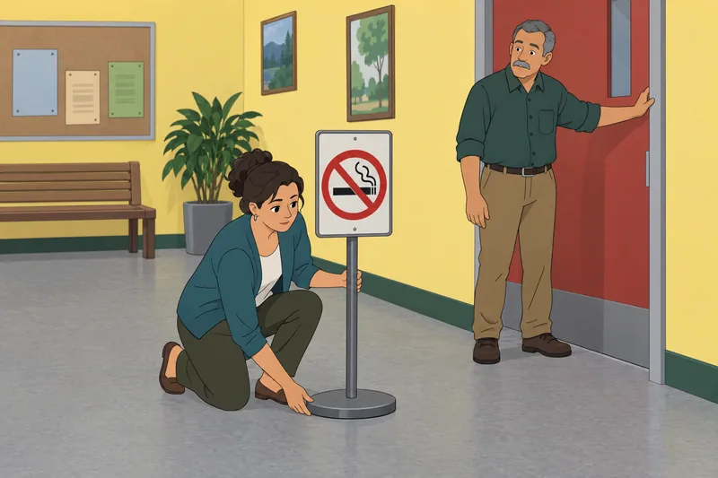 World No Tobacco highlights a prevention sign.