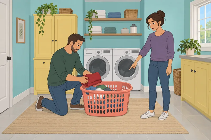 Would I Be? Shared chores reveal responsibility.