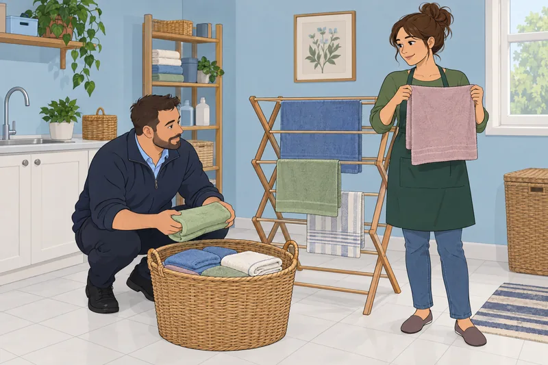 Would We Be coordinating a laundry routine.