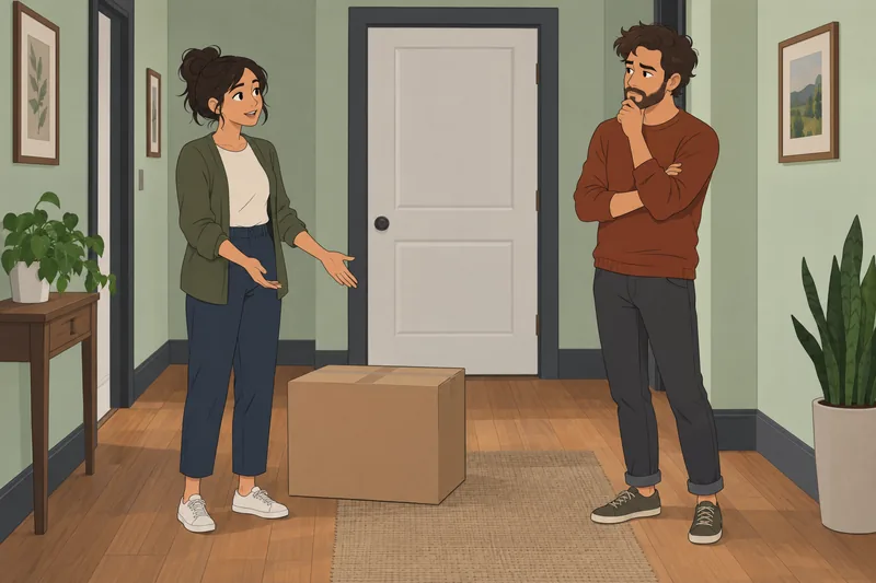 Would We Be discussing plans in a hallway.