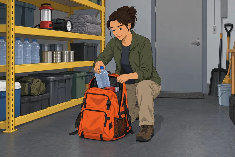 Would You Survive shows an emergency pack.