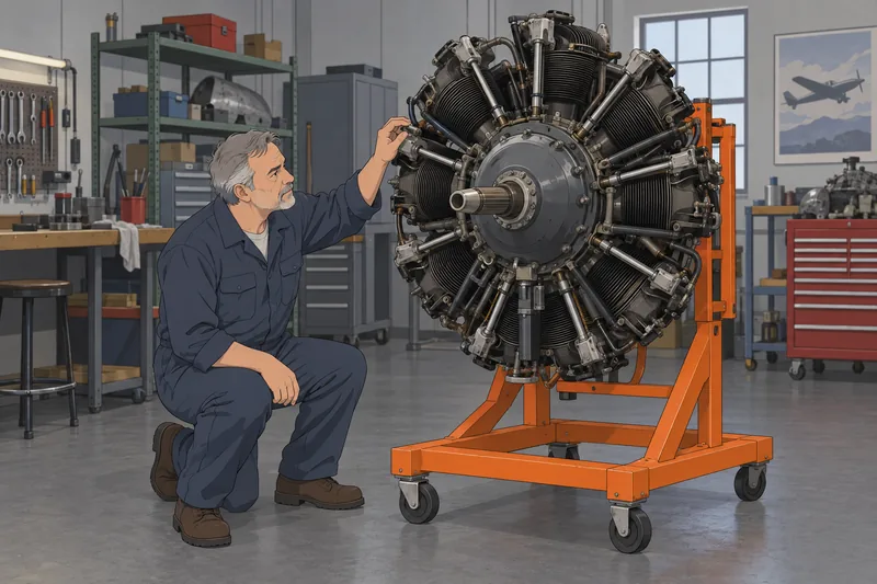 WW2 Plane Quiz shows an aircraft engine.