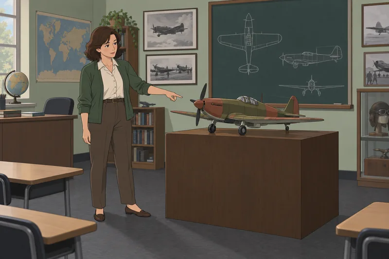 WW2 Plane Quiz shows a fighter model.