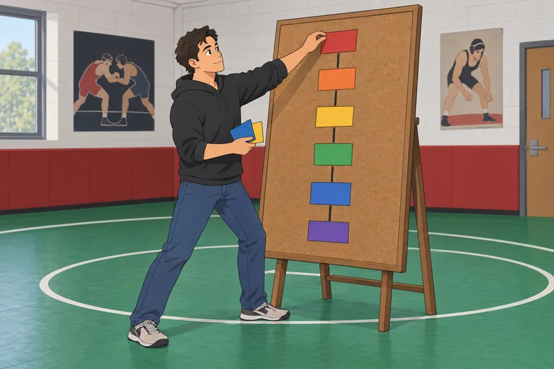 WWE Champions Quiz shows a fan mapping eras.