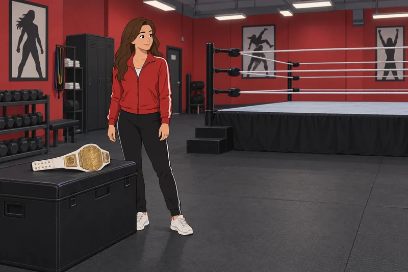 Quiz sobre las Divas de WWE muestra cinturón.