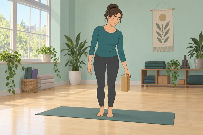 El cuestionario de yoga muestra una postura triangular.