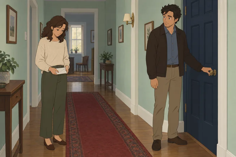 Esta escena muestra tú como declaración serena.
