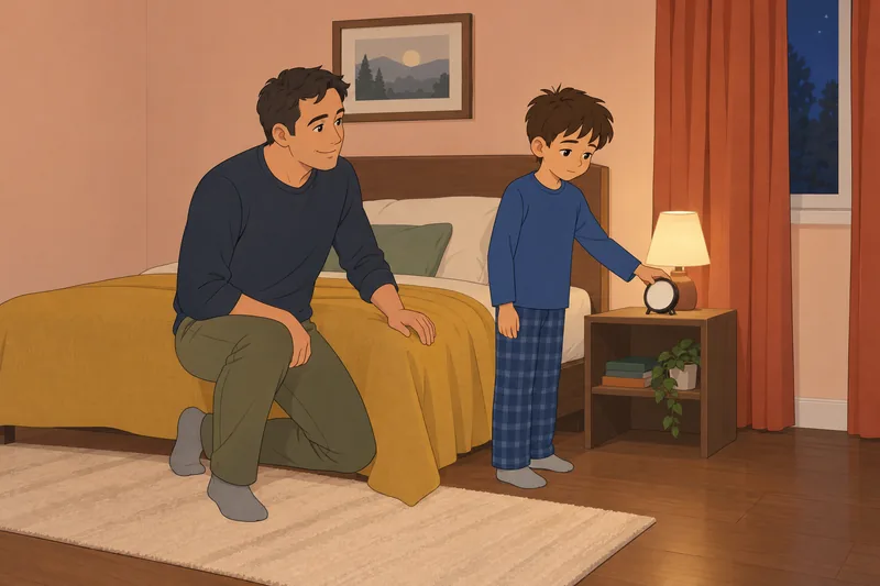 Is Your Child placing the bedside clock?