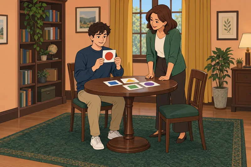La escena muestra su estilo de aprendizaje.