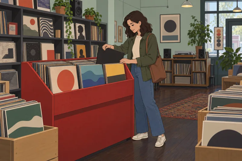 Zach Bryan Quiz in a record shop