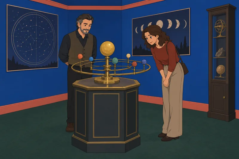 El cuestionario sobre compatibilidad muestra un modelo planetario.