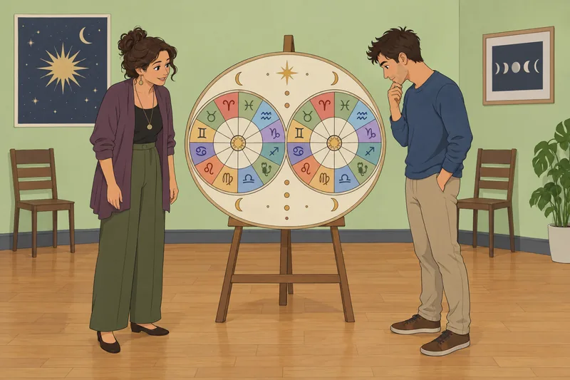 El cuestionario sobre compatibilidad compara dos cartas.