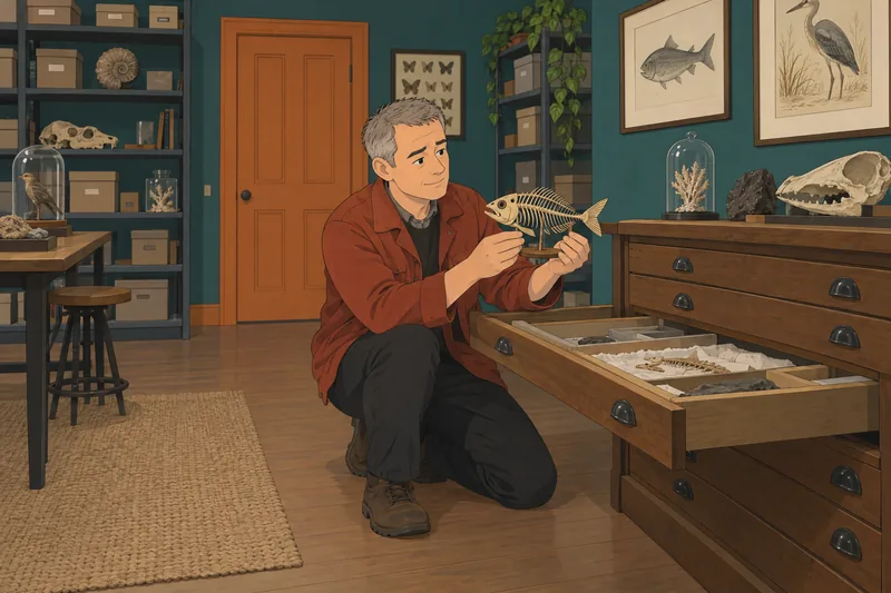 Zoology Quiz follows a museum specimen check.