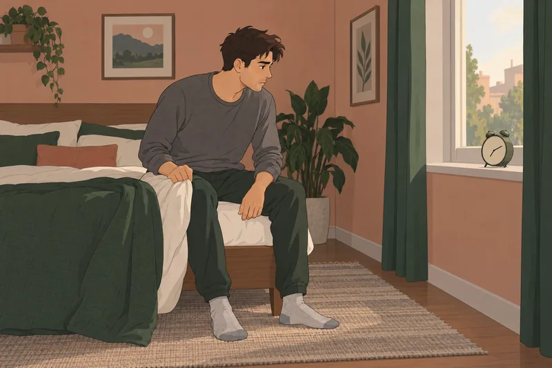 Zung Self-Rating Anxiety meets a sleepless bedroom morning.