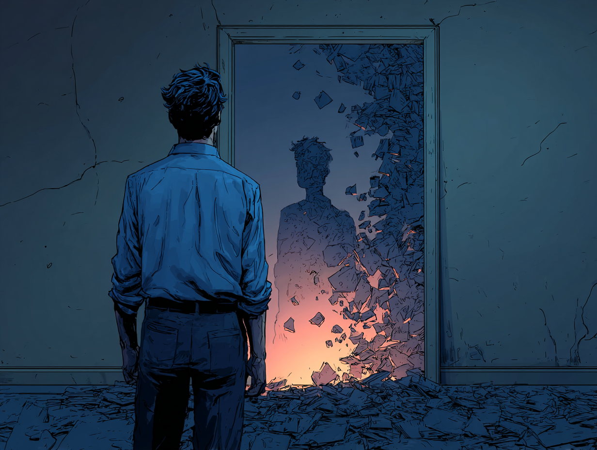 ¿Por qué me siento vacío? Comprender el vacío emocional y cómo afrontarlo — dibujo 4