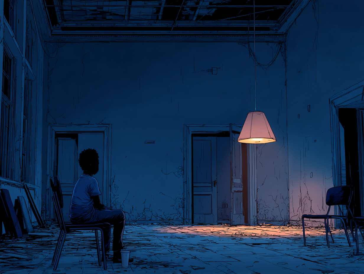 ¿Por qué me siento vacío? Comprender el vacío emocional y cómo afrontarlo — dibujo 3