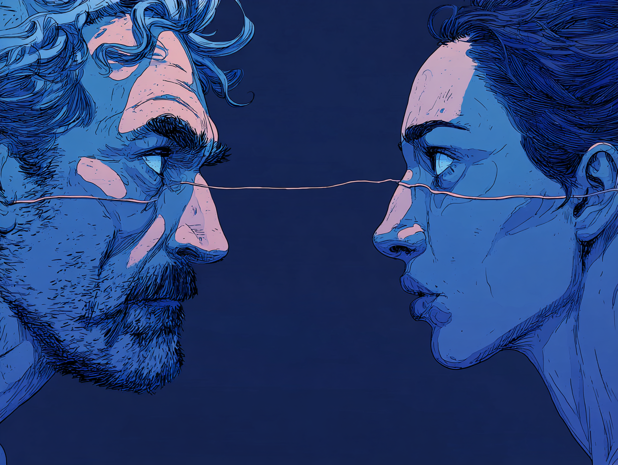 Infidelidad emocional: señales, límites y cómo afecta la conexión emocional en la pareja — dibujo 5 Infidelidad emocional: señales, límites y cómo afecta la conexión emocional en la pareja — dibujo 5