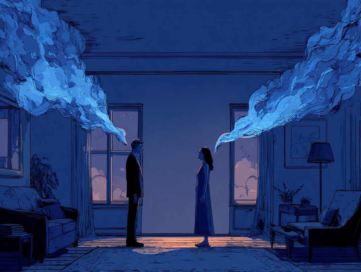 ¿Por qué mi mujer me grita? Comprender la ruptura en la comunicación — dibujo 4