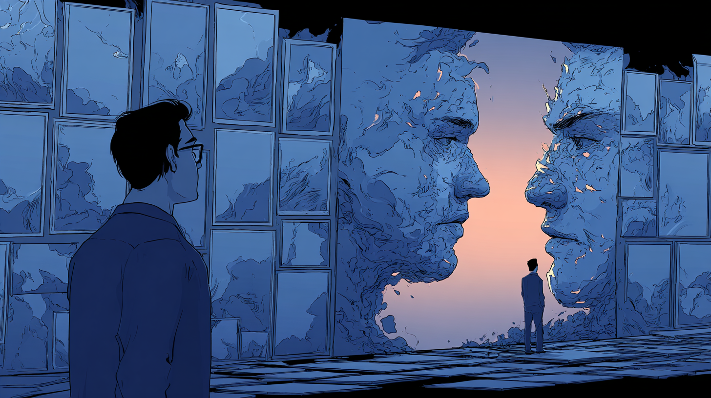 Proyección en Psicología: Qué Significa Realmente Este Mecanismo de Defensa y Cómo Reconocerlo — dibujo 3