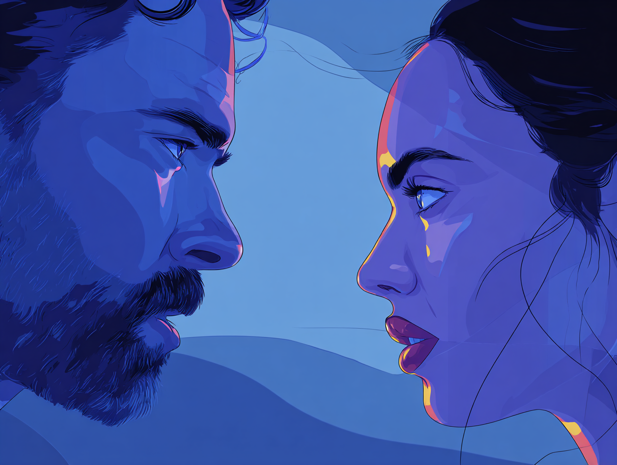 Cómo relacionarte con una pareja con apego evitativo despectivo — dibujo 2