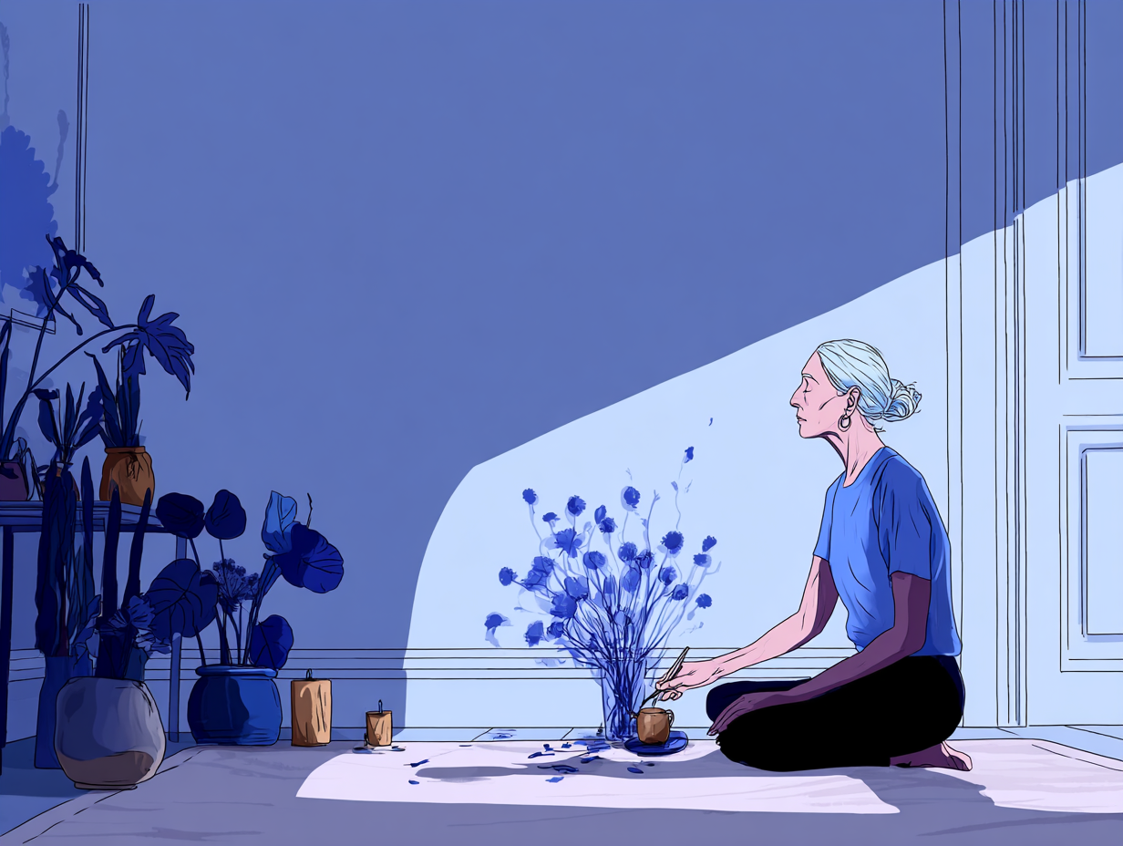 Cómo organizar correctamente los colores en el despacho de un psicólogo: crear un espacio que se sienta seguro y profesional — dibujo 2