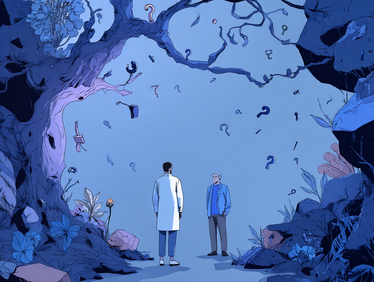 Psicólogo existencial: qué es esta terapia, a quién ayuda y cuándo buscar apoyo — dibujo 2