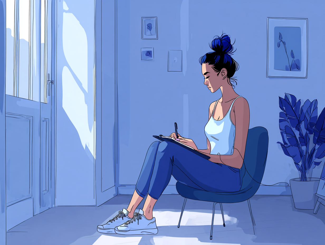 Cómo adelgazar con la ayuda de un psicólogo: hambre emocional, motivación y cambio sostenible — dibujo 2