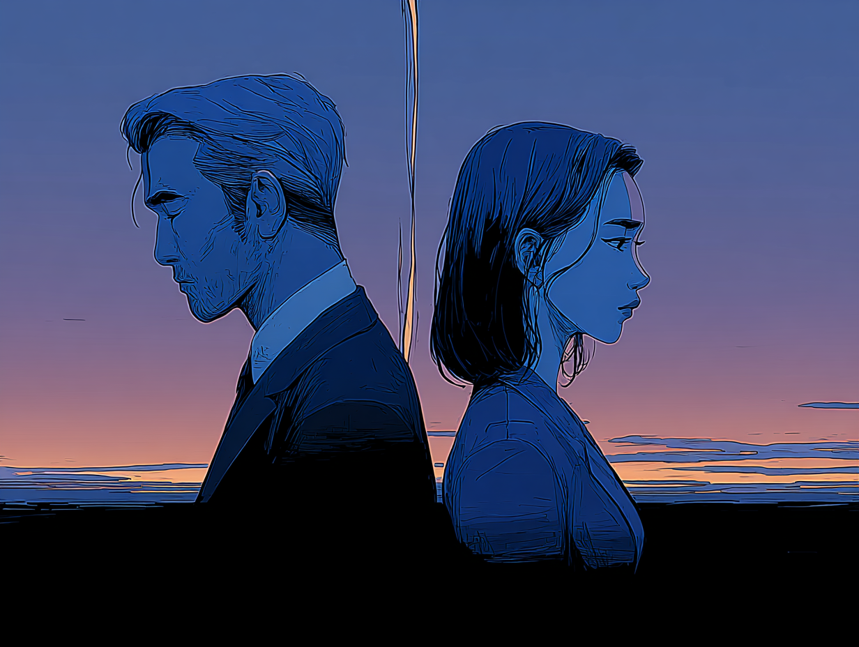 Cónyuge distanciado: qué significa legal y emocionalmente en España — dibujo 4 Cónyuge distanciado: qué significa legal y emocionalmente en España — dibujo 4