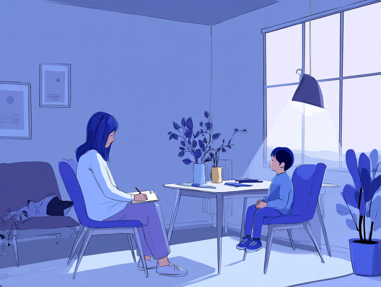 Psicólogo infantil para niños de 3 años: cuándo preocuparse y cómo puede ayudar la terapia — dibujo 3