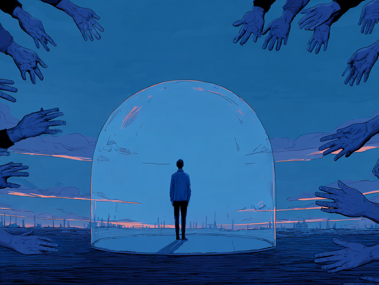 Límites vs control en las relaciones: cómo distinguirlos y qué hacer — dibujo 4