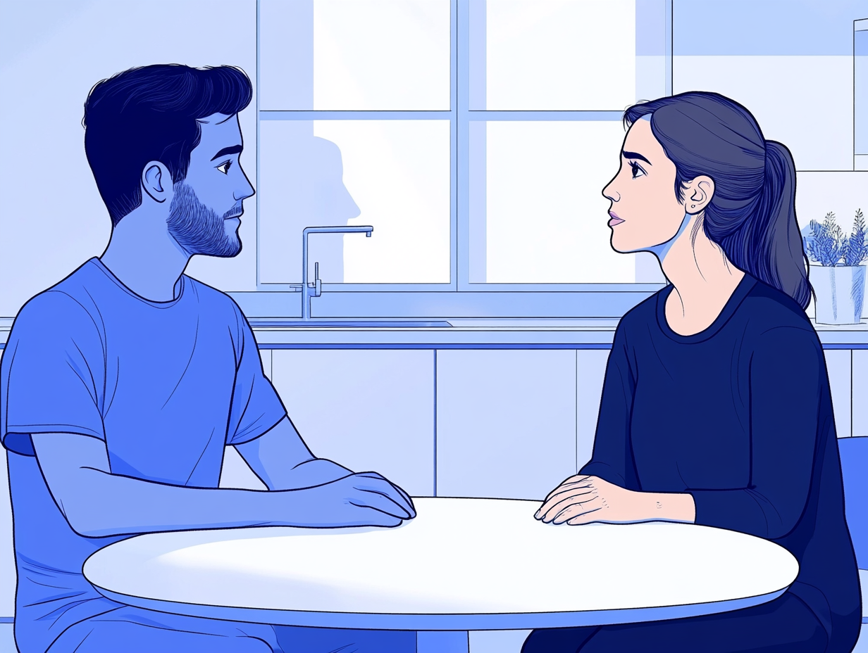 Patrón relacional de empuje y retirada: causas, impacto emocional y cómo romper el ciclo — dibujo 7