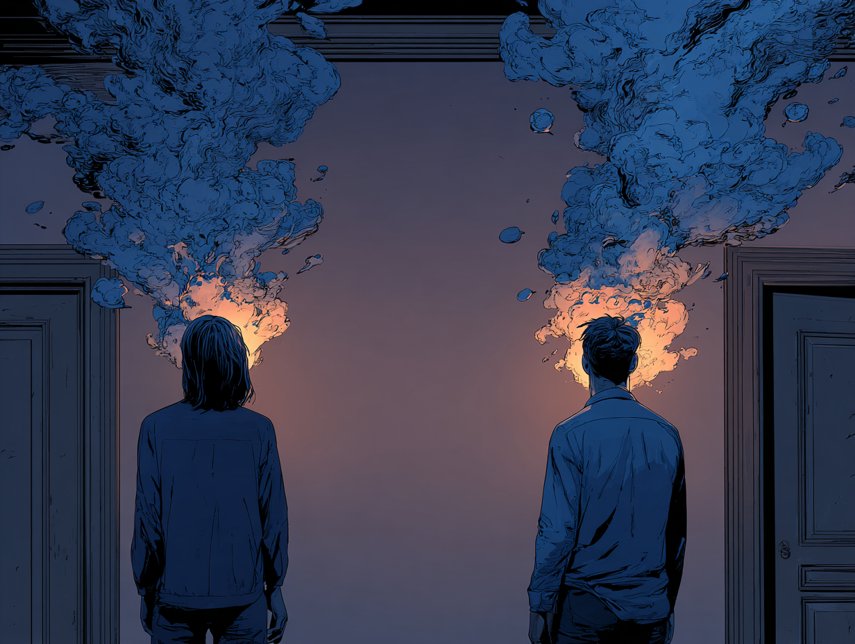 La ley del silencio en las relaciones: por qué ocurre y cómo responder — dibujo 4