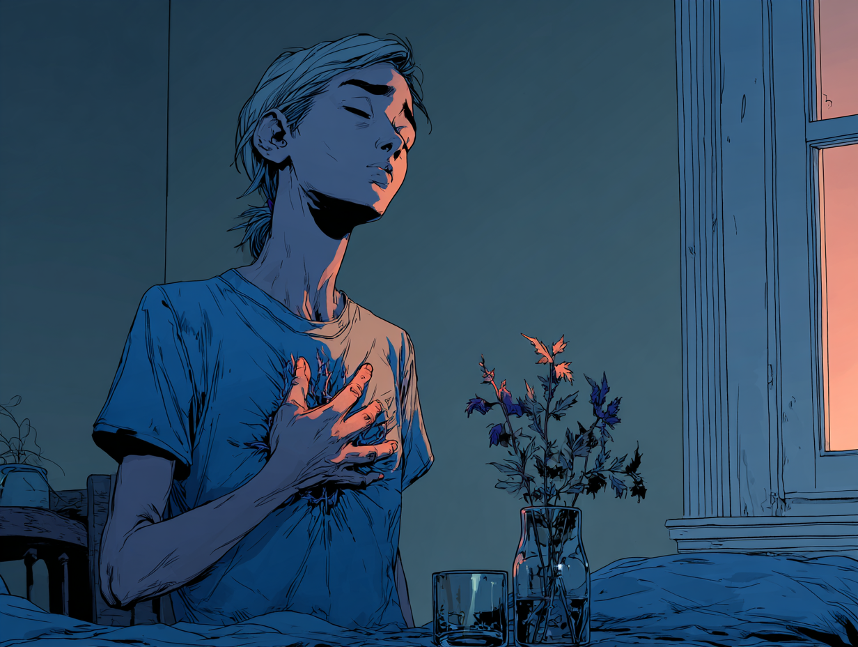 Cómo recuperarse del burnout: pasos para recuperar la energía — dibujo 3 Cómo recuperarse del burnout: pasos para recuperar la energía — dibujo 3